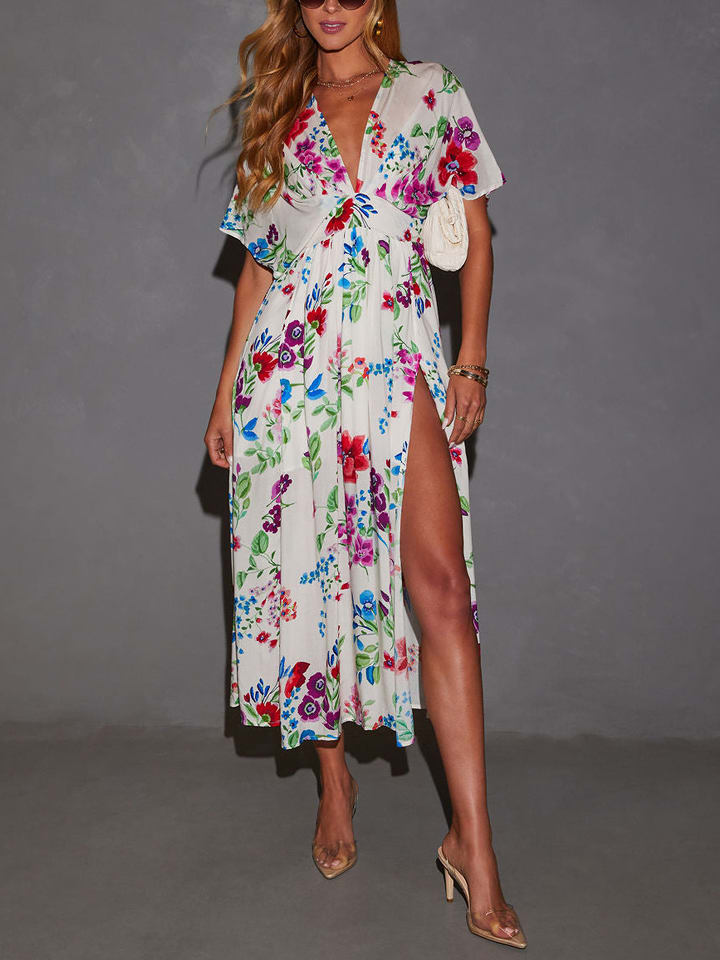 Milan Kiss Sukienka w kolorze biało-zielono-niebieskim rozmiar: S