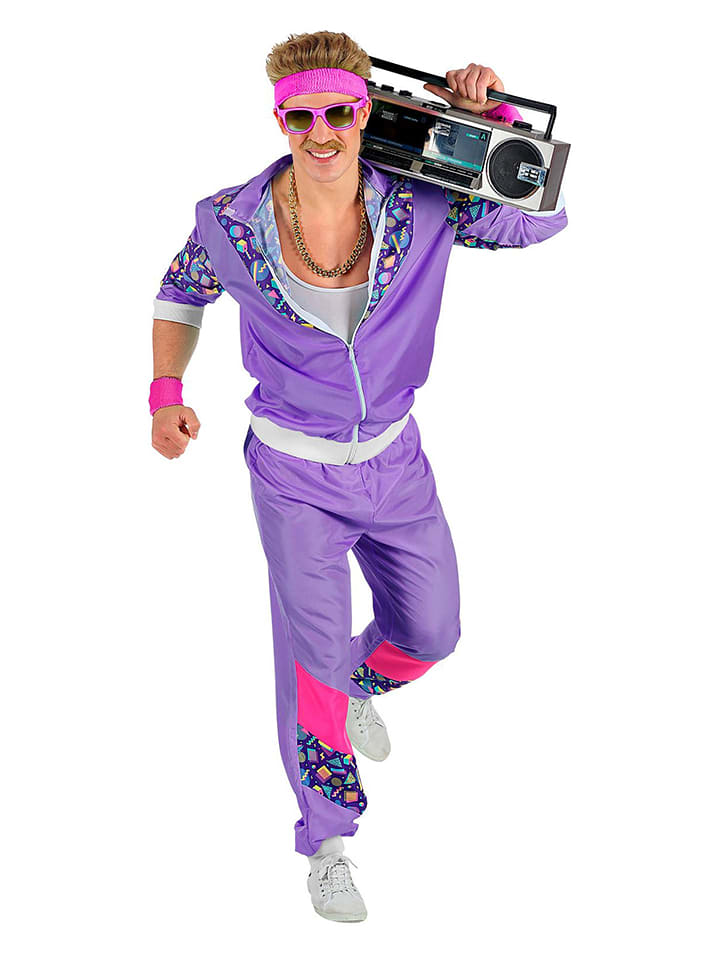 Carnival Party 2-częściowy kostium w kolorze fioletowym rozmiar: S