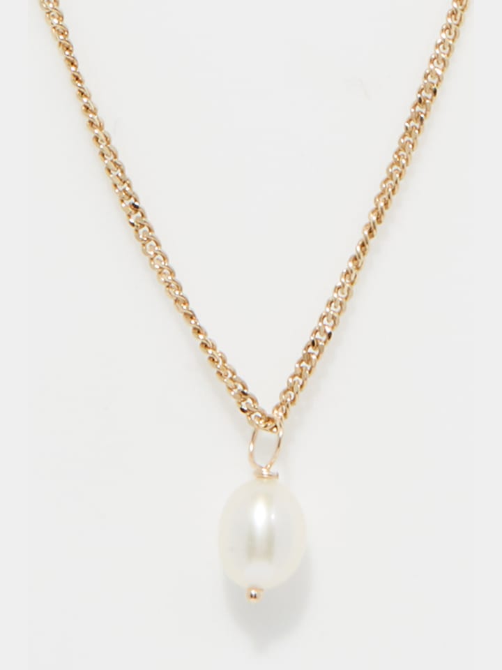 L instant d Or Złota zawieszka "Gama Perle" z perłą rozmiar: onesize