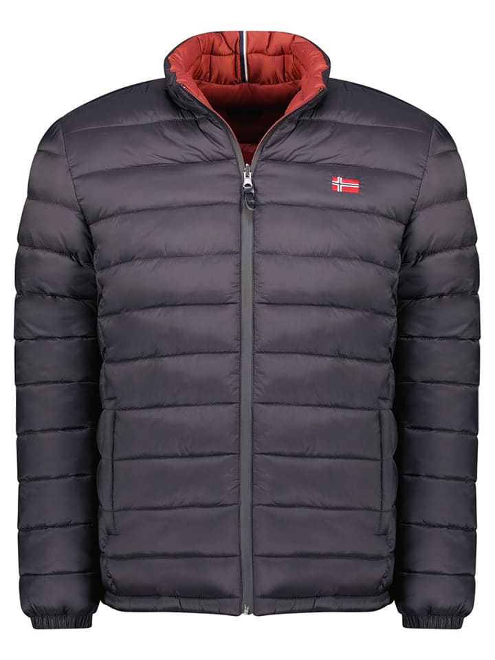 Geographical Norway Kurtka dwustronna "California" w kolorze czarnym rozmiar: XXL