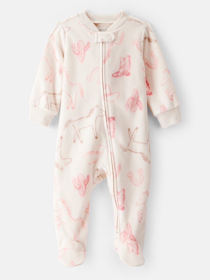 carter's Śpioszki w kolorze jasnoróżowo-kremowym rozmiar: 68