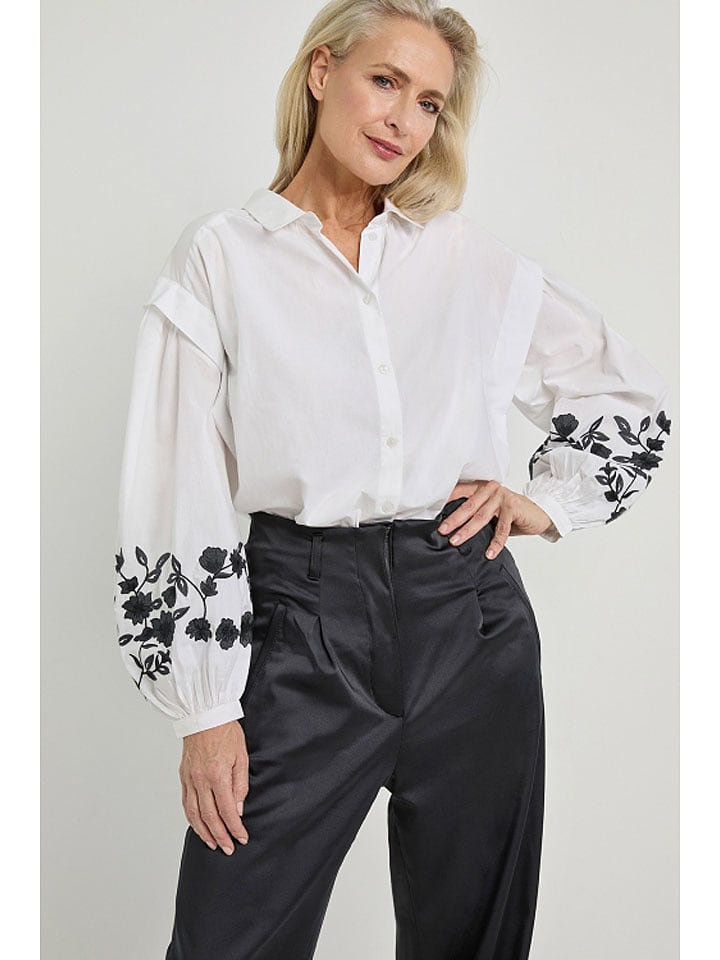 Josephine & Co Bluzka "Farah" w kolorze biało-czarnym rozmiar: 34