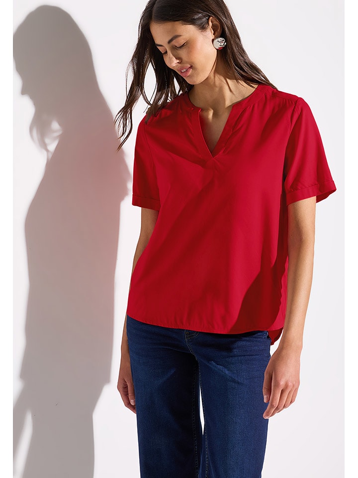 Street One Bluzka w kolorze czerwonym rozmiar: 44