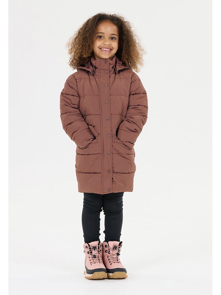 Zigzag Parka "Luisa" w kolorze jasnobrązowym rozmiar: 110