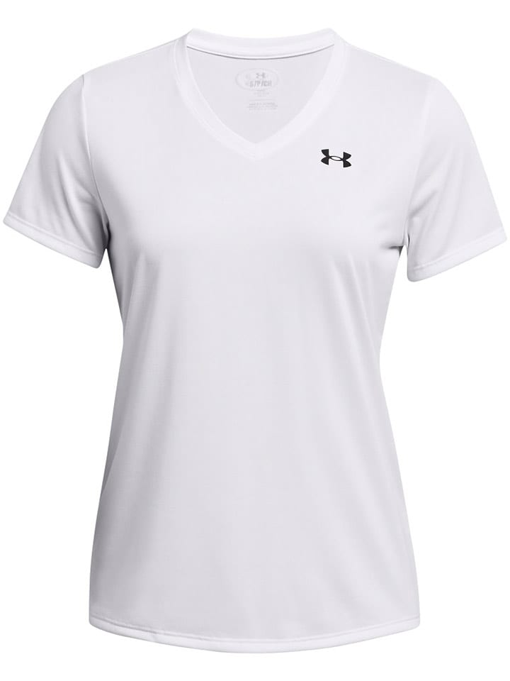 Under Armour Koszulka sportowa w kolorze białym rozmiar: XS