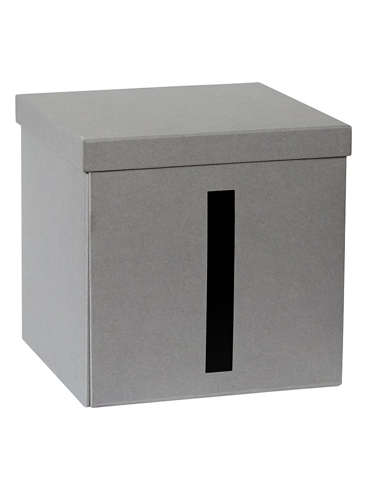 STORE IT Skrzynia "I" w kolorze szarym do przechowywania - 30 x 30 x 30 cm rozmiar: onesize