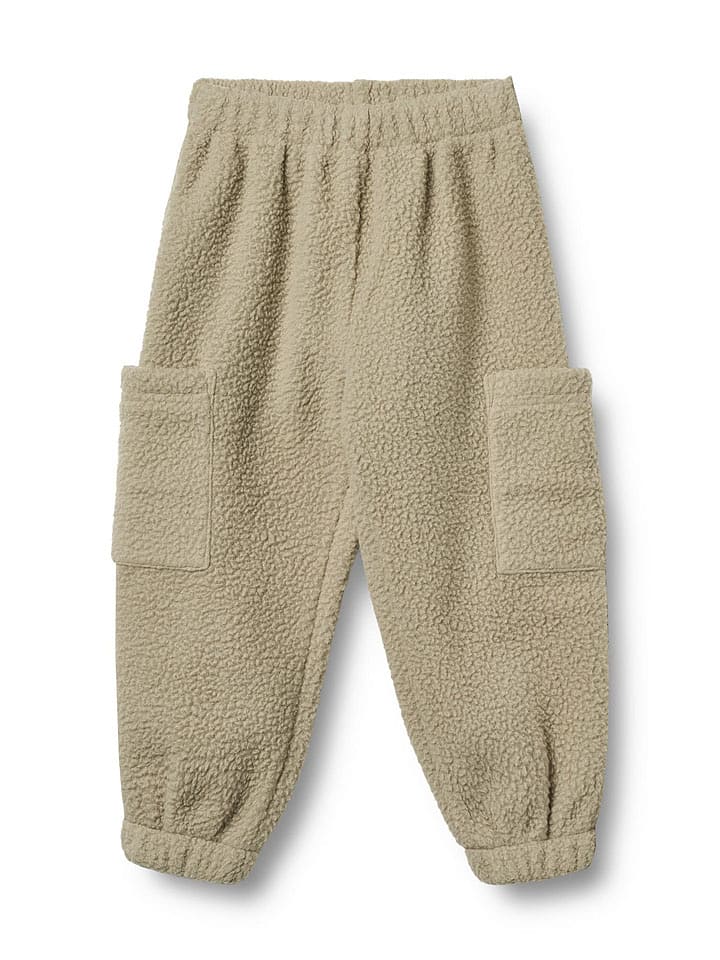 Wheat Spodnie polarowe "Suun" w kolorze khaki rozmiar: 110