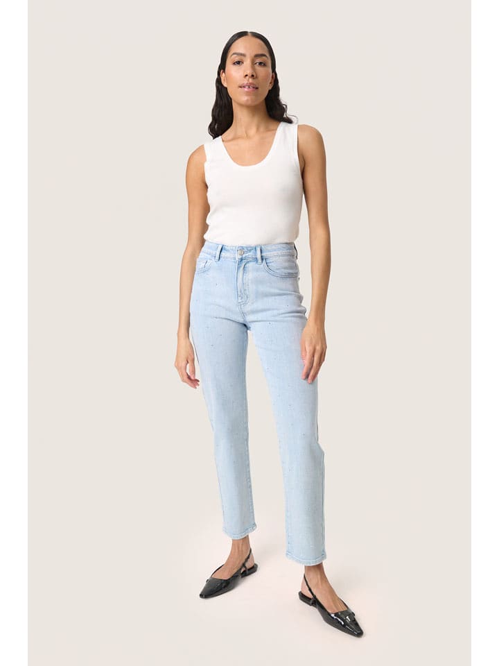 Soaked in Luxury Dżinsy - Slim fit - w kolorze błękitnym rozmiar: XL