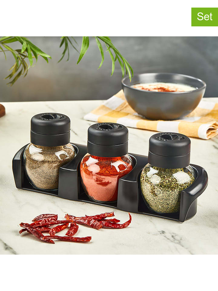 Violeta Home 4-częściowy zestaw w kolorze czarnym rozmiar: onesize