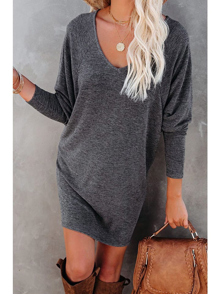 Milan Kiss Sukienka w kolorze szarym rozmiar: S