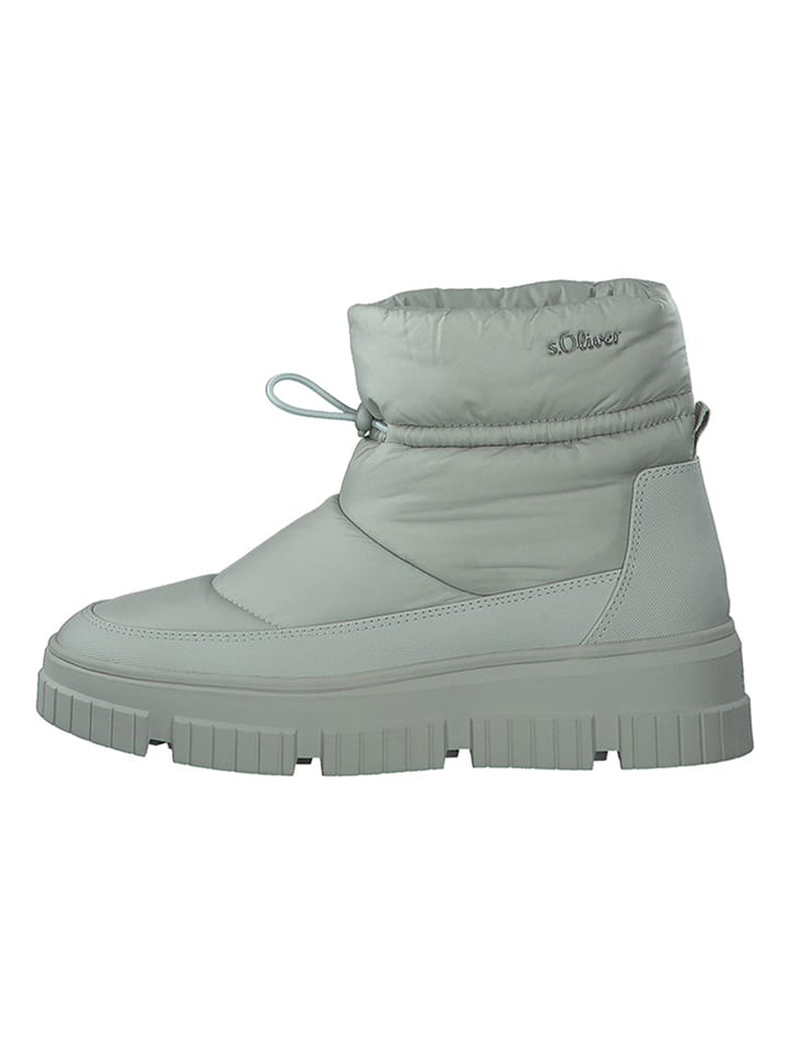 s.Oliver Botki zimowe w kolorze turkusowym rozmiar: 38