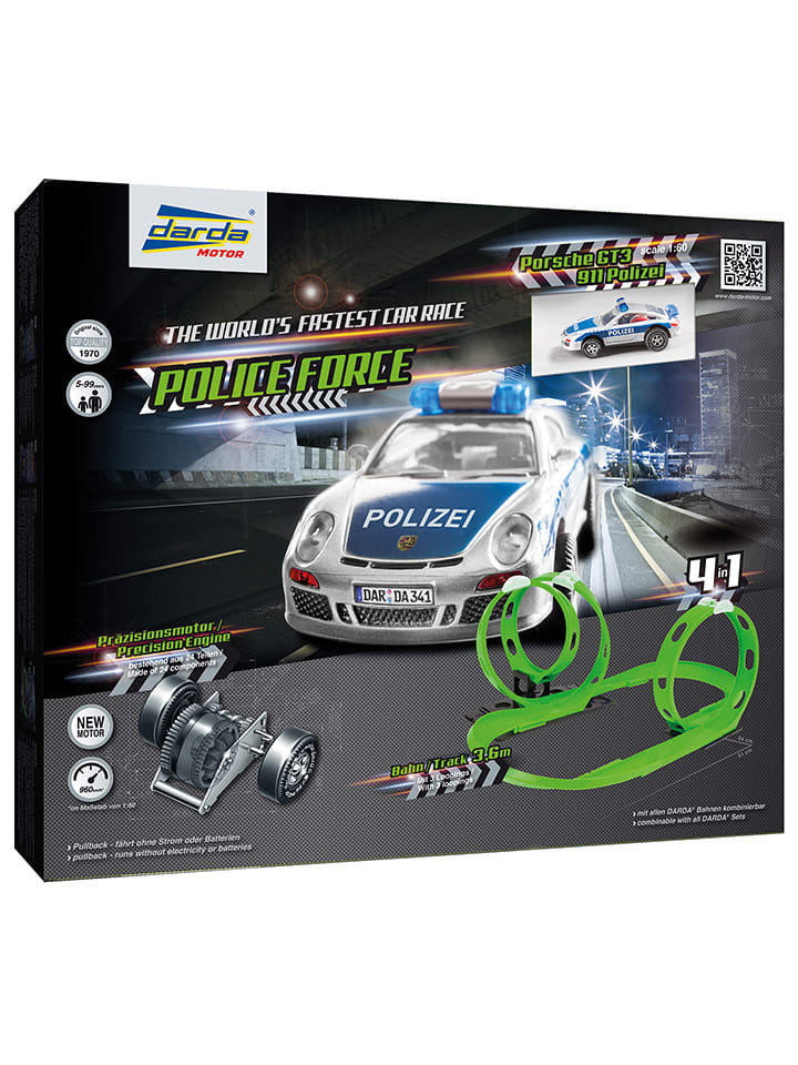 SiMM SPIELWAREN Zestaw wyścigowy "Police Force" - 5+ rozmiar: onesize