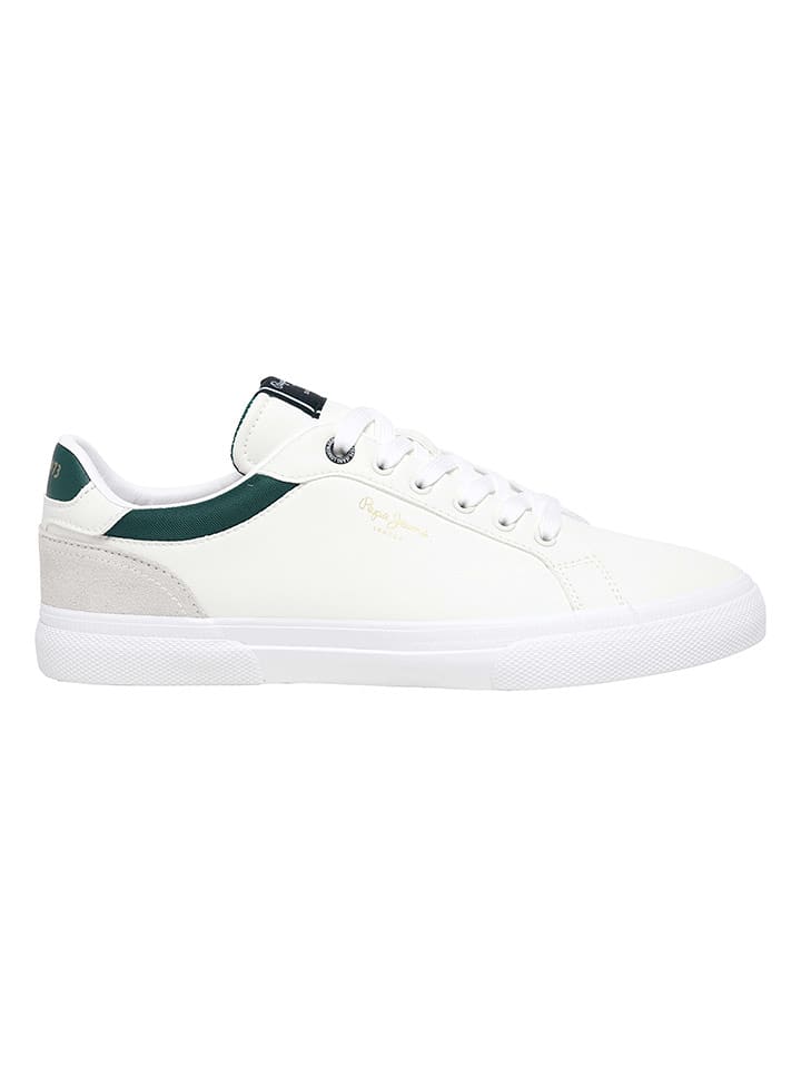 Pepe Jeans FOOTWEAR Sneakersy "Kenton Court" w kolorze białym rozmiar: 42