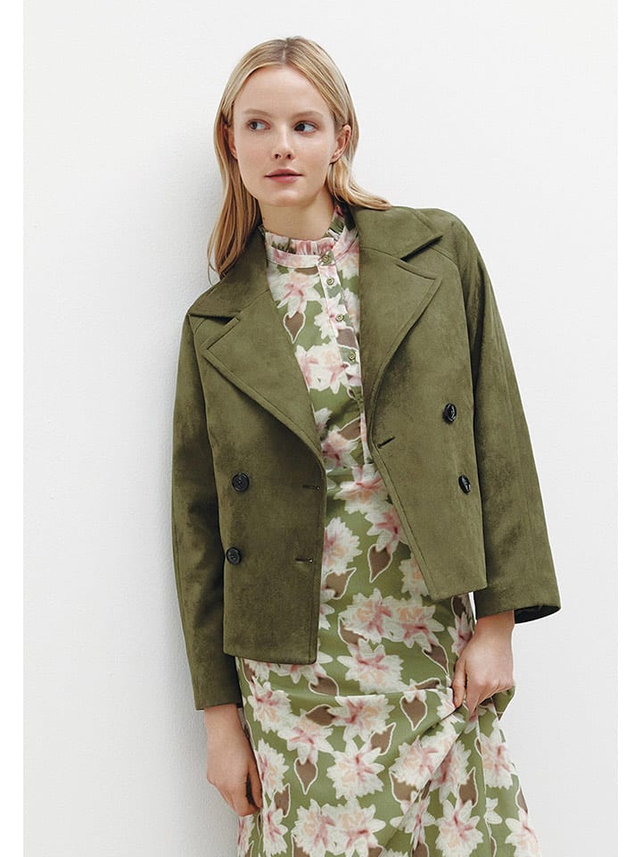 More & More Kurtka przejściowa w kolorze oliwkowym rozmiar: 38