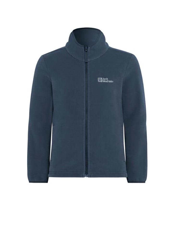 Jack Wolfskin Kurtka polarowa "Taunus" w kolorze granatowym rozmiar: 116