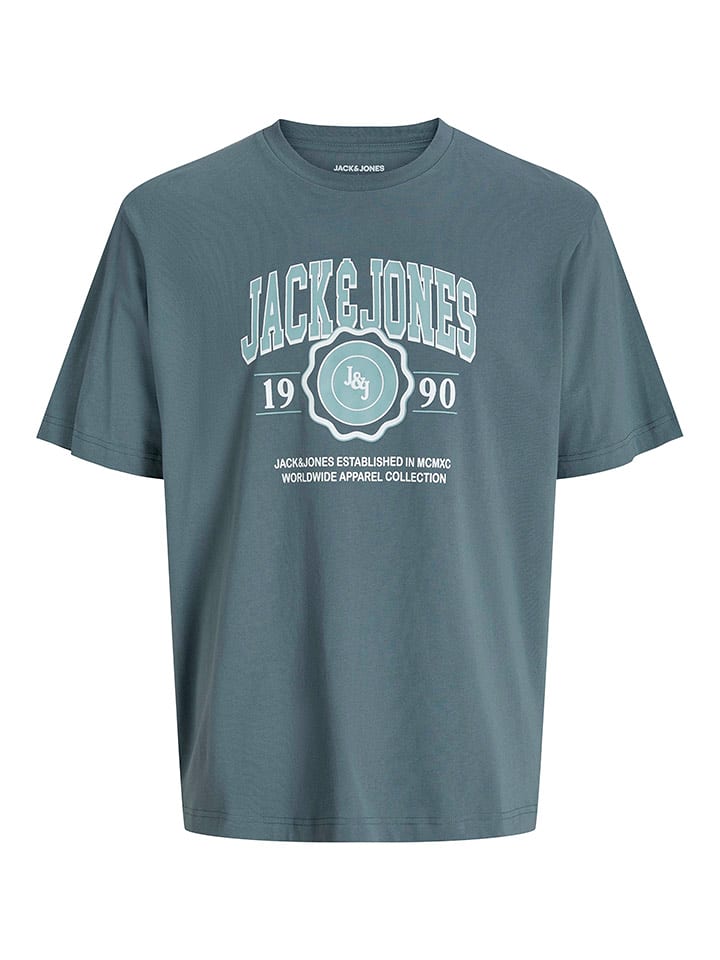 JACK & JONES Junior Koszulka "Mako" w kolorze niebieskim rozmiar: 164