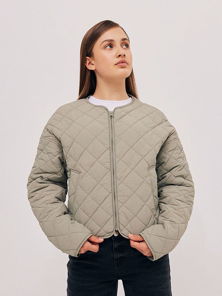 LMTD Kurtka pikowana w kolorze khaki rozmiar: 146/152