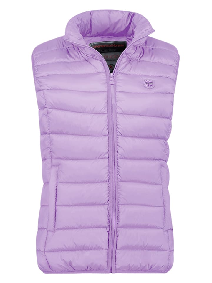 Geographical Norway Kamizelka pikowana "Vatikotal" w kolorze fioletowym rozmiar: XXL