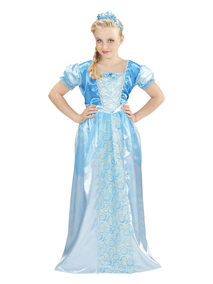 Carnival Party 2-częściowy kostium w kolorze błękitnym rozmiar: 128