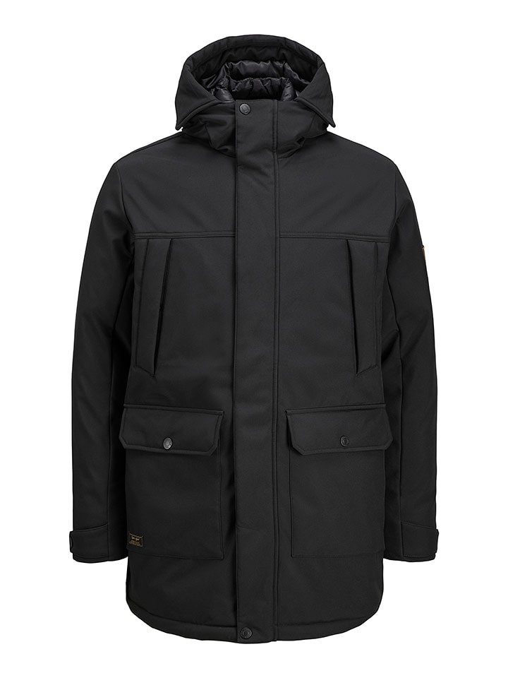 Jack & Jones Parka "Finn" w kolorze czarnym rozmiar: M