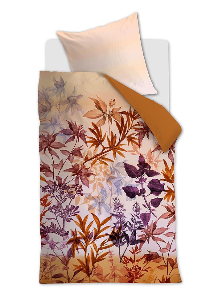 Beddinghouse Komplet pościeli satynowej "Sonia" ze wzorem rozmiar: 135x200 cm