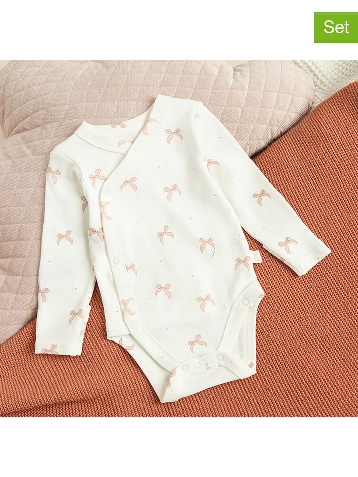 COOL CLUB Body (2 szt.) w kolorze jasnoróżowo-białym rozmiar: 68