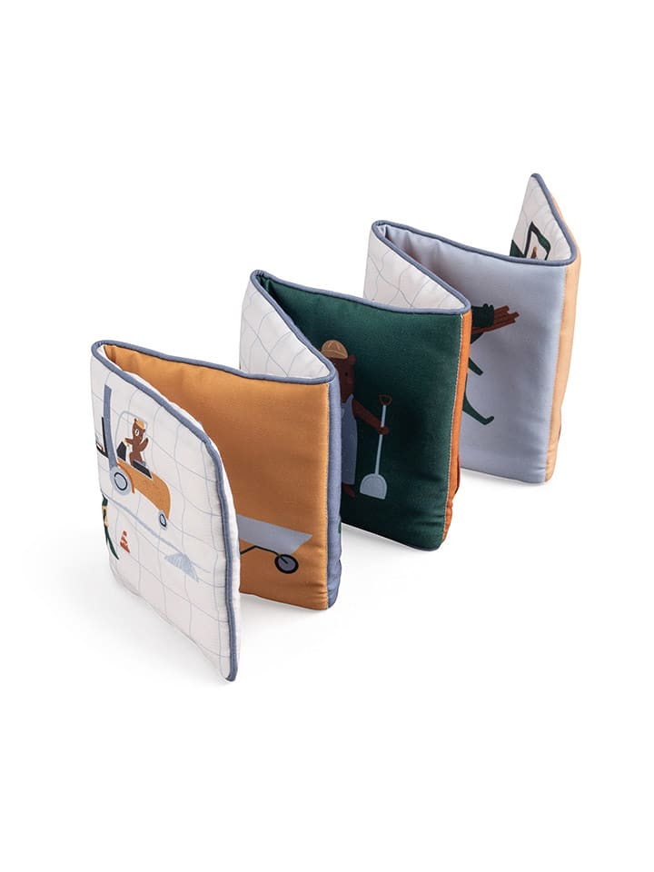 Sebra Tekstylna książeczka "Busy Builders" - 0+ rozmiar: onesize