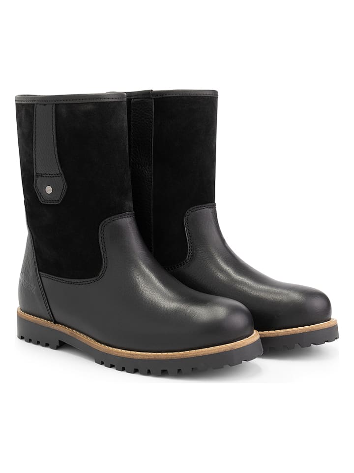 NoGRZ Skórzane botki "R.Cassels" w kolorze czarnym rozmiar: 39