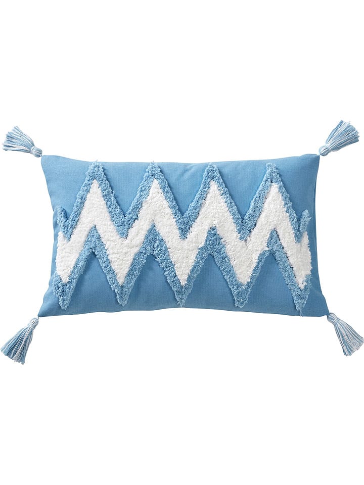 heine home Poszewka w kolorze niebieskim na poduszkę rozmiar: 30x50 cm