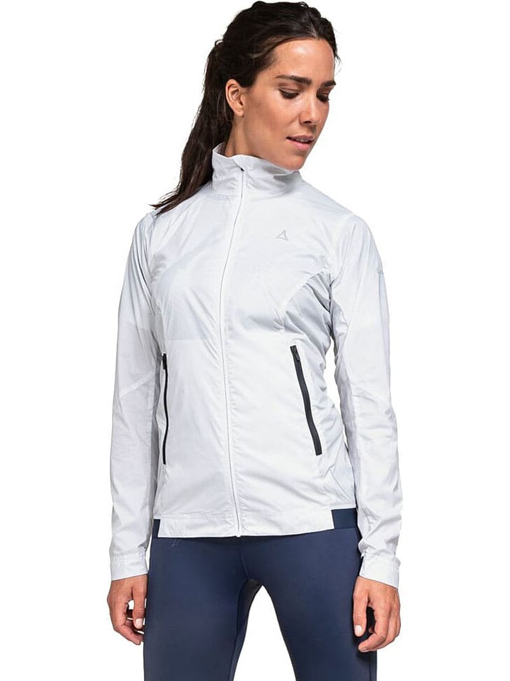 Schöffel Kurtka przeciwwiatrowa "Bygstad" w kolorze białym rozmiar: 44