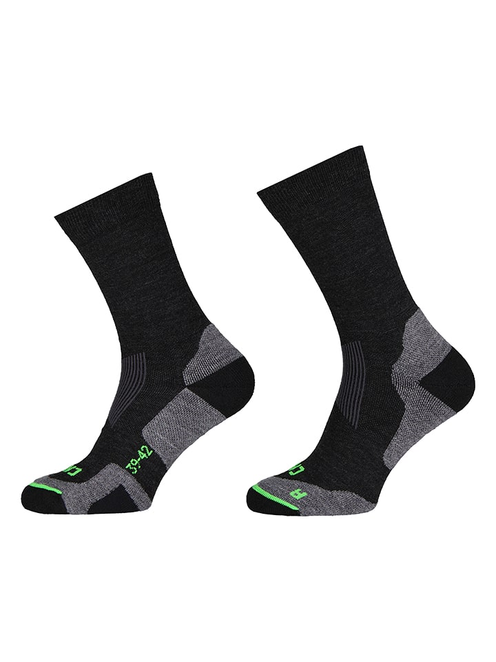 CMP Wełniane skarpety trekkingowe w kolorze czarnym rozmiar: 43/45