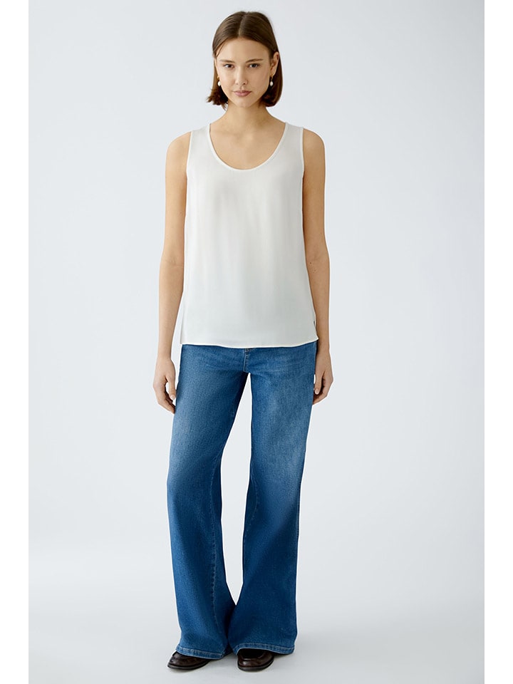 Oui Top w kolorze kremowym rozmiar: 34