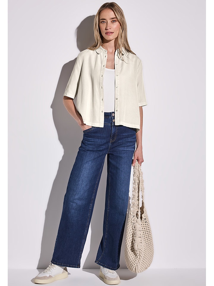 Street One Bluzka w kolorze beżowym rozmiar: 40