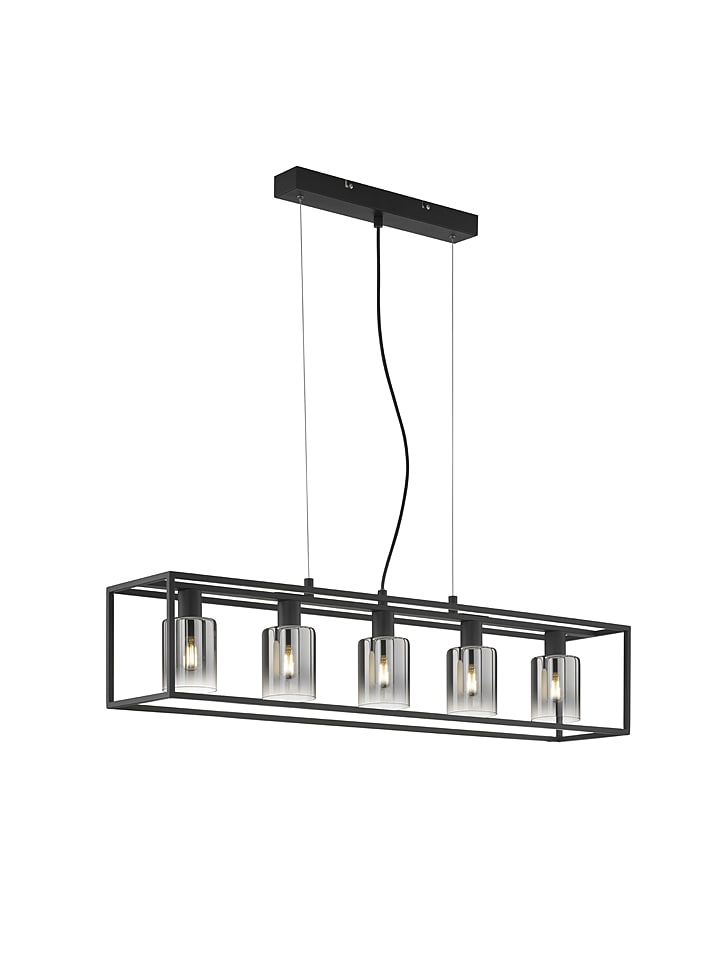 FISCHER & HONSEL Lampa wisząca w kolorze czarno-szarym - 95 x 18 cm rozmiar: onesize