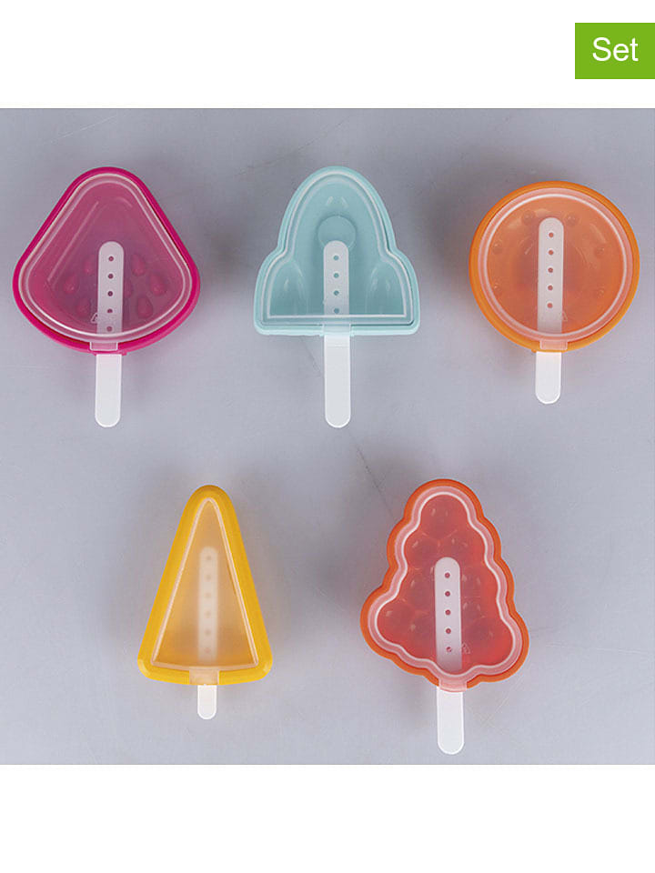 Villa d´Este Foremki (5 szt.) w różnych kolorach do lodów rozmiar: onesize