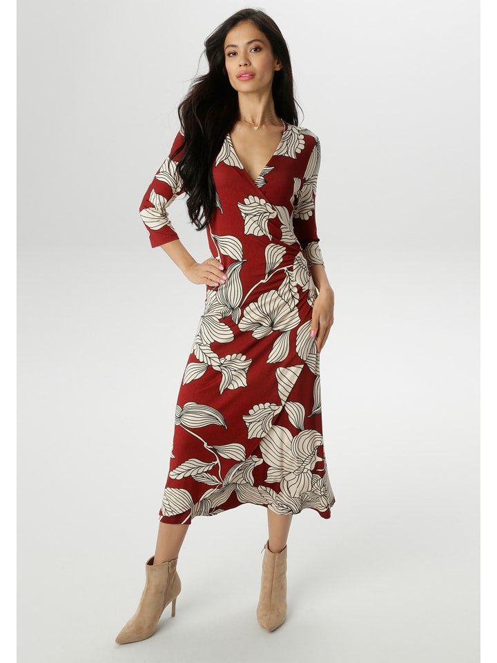 Aniston Sukienka w kolorze brązowo-kremowym rozmiar: 46