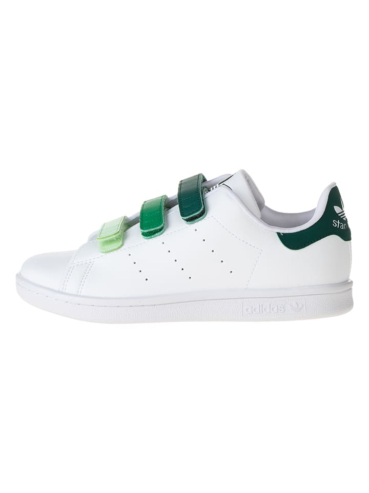 adidas Sneakersy "Stan Smith" w kolorze biało-zielonym rozmiar: 30,5
