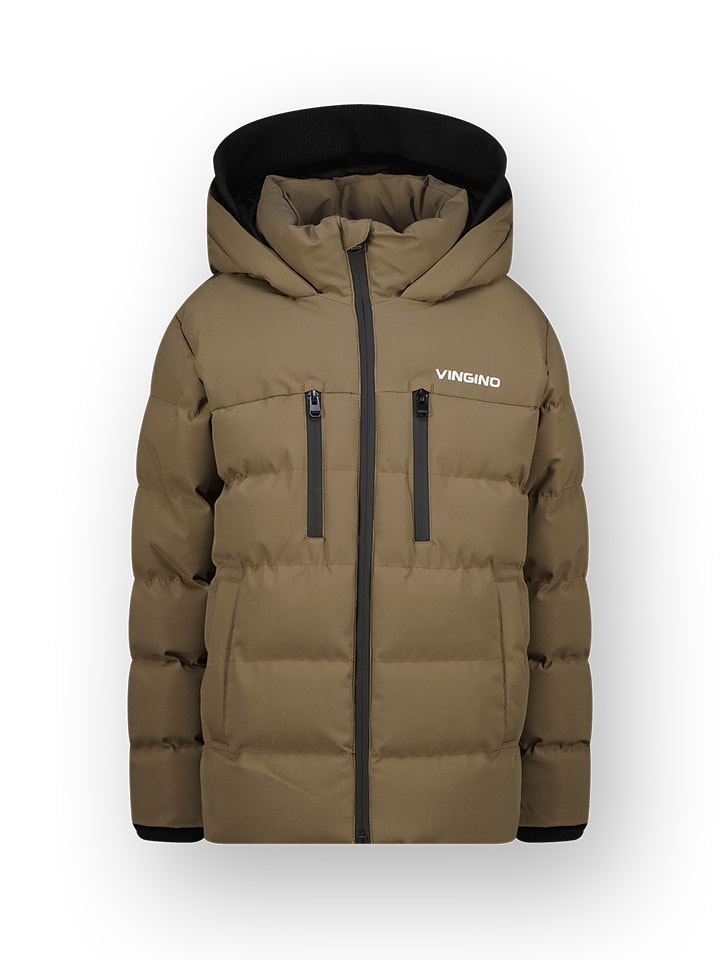 Vingino Kurtka zimowa "Tigel" w kolorze beżowym rozmiar: 128