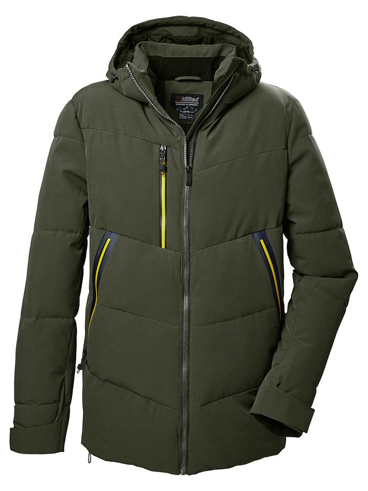 Killtec Kurtka pikowana "KOW 1" w kolorze zielonym rozmiar: L