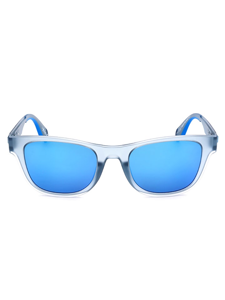 adidas Okulary przeciwsłoneczne unisex w kolorze błękitno-niebieskim rozmiar: 51