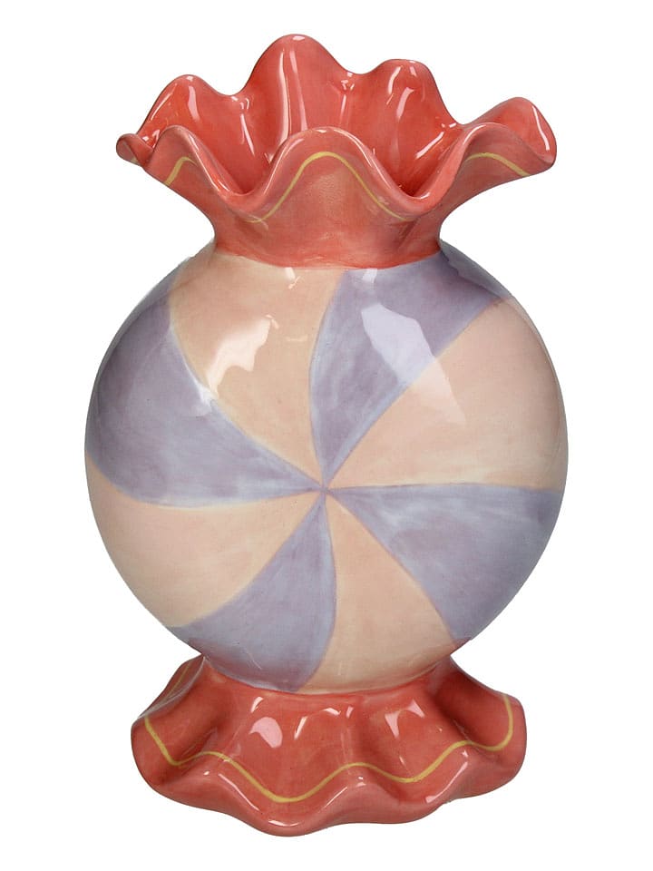 Kersten Wazon "Candy" w kolorze koralowo-brzoskwiniowo-fioletowym - 14 x 22 x 10 cm rozmiar: onesize