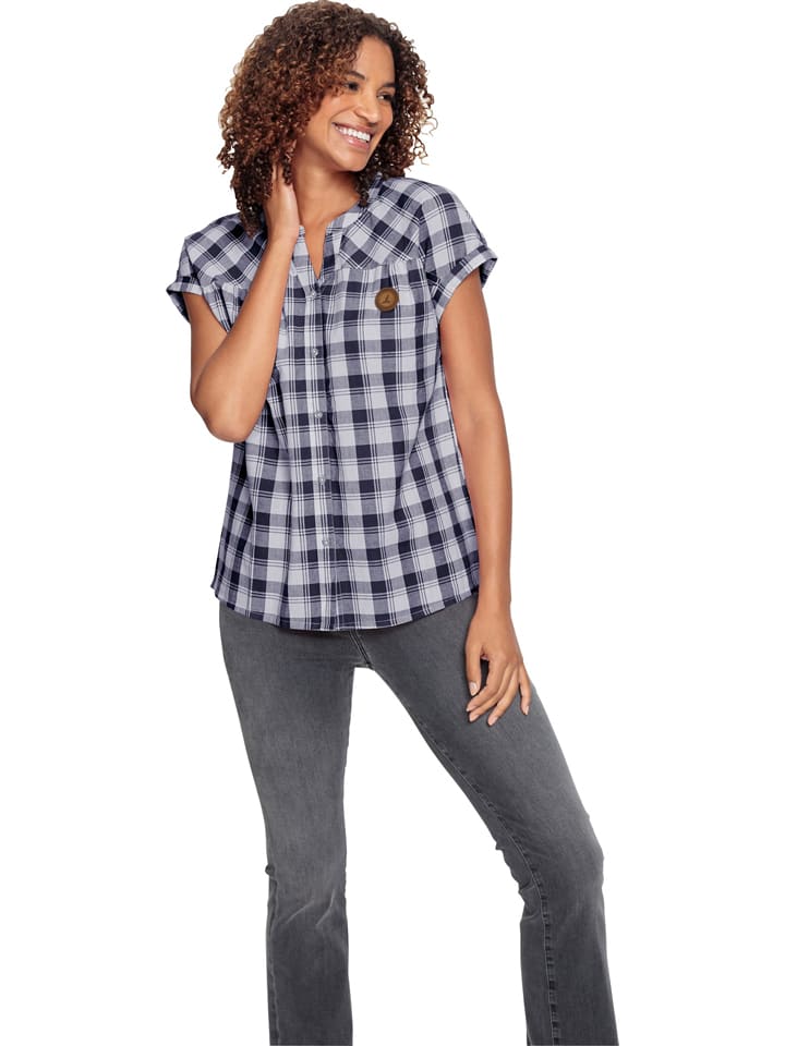 WITT WEIDEN Bluzka w kolorze granatowo-białym rozmiar: 40