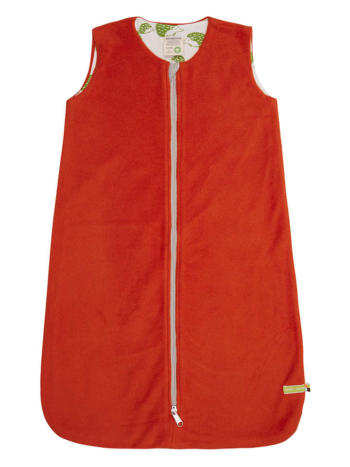 loud + proud Dwustronny śpiworek w kolorze biało-czerwonym rozmiar: 74/80