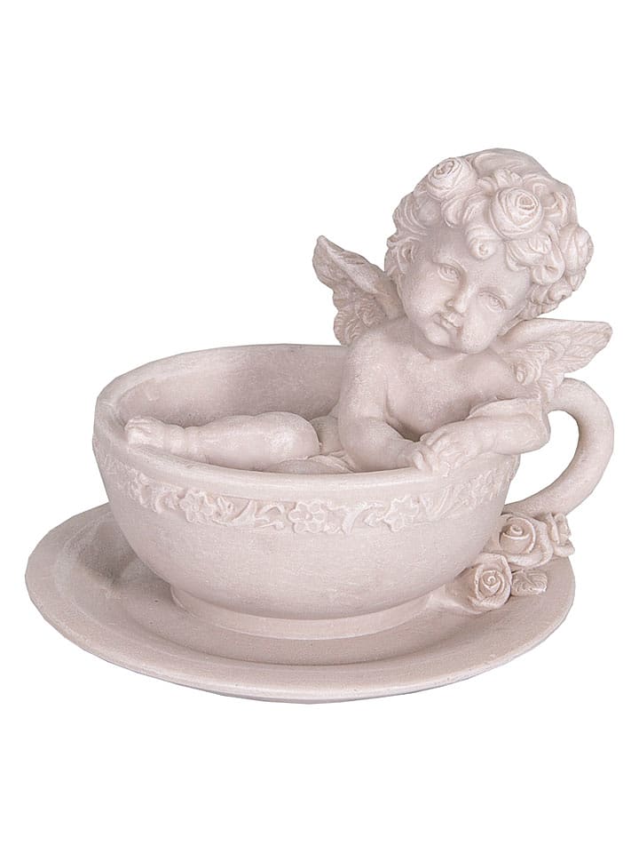 Anticline Dekoracja w kolorze białym - wys. 8 cm rozmiar: onesize