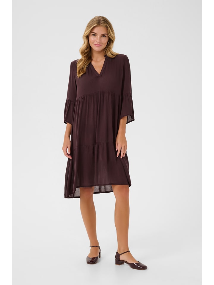 Kaffe Sukienka w kolorze brązowym rozmiar: 46