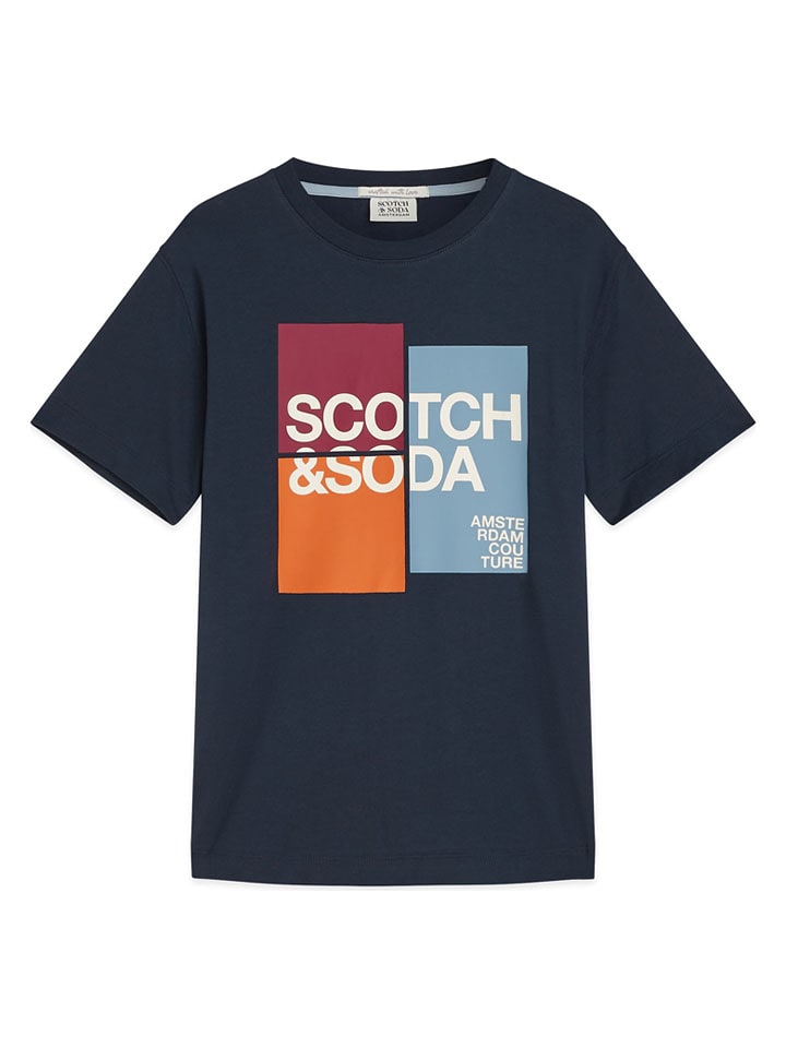 Scotch & Soda Koszulka w kolorze granatowym rozmiar: 146-158