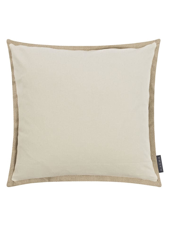 Magma Heimtex Poszewka "Kara" w kolorze beżowym na poduszkę - 45 x 45 cm rozmiar: onesize