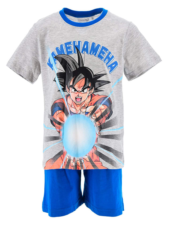 Dragon Ball Z Piżama "Dragon Ball Super" w kolorze niebiesko-szarym rozmiar: 104