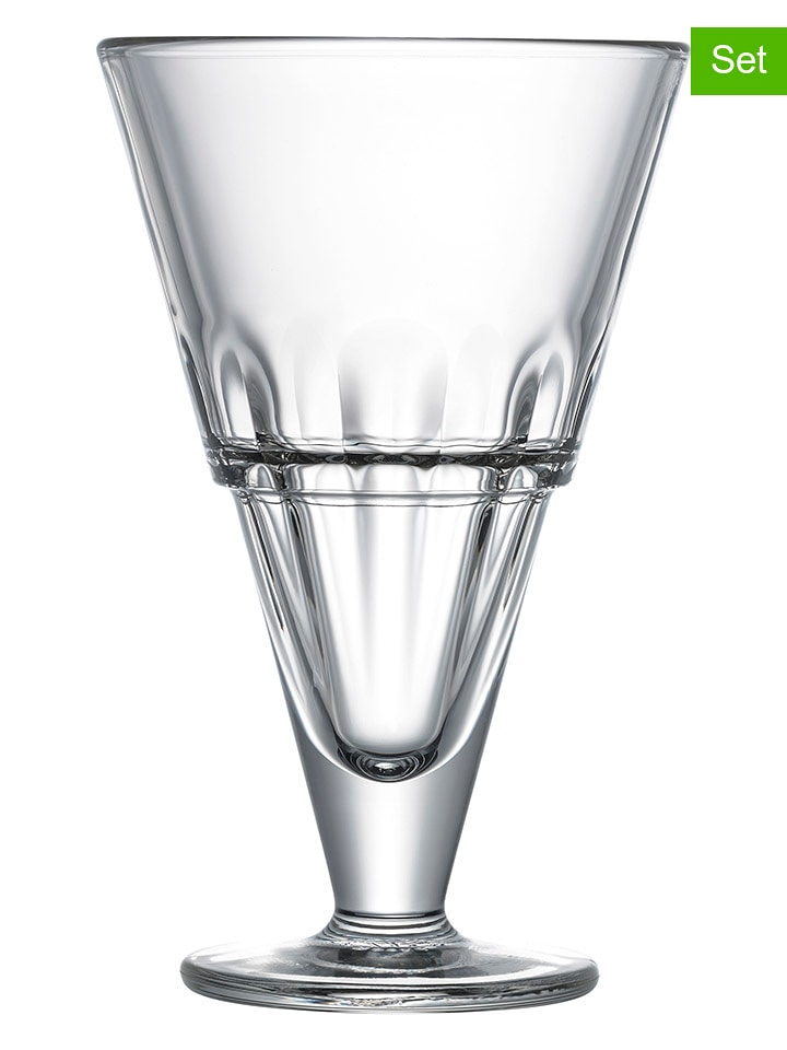 La Rochère France Pucharki (6 szt.) "Excelsior" do lodów - 390 ml rozmiar: onesize