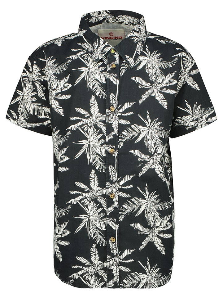 Vingino Koszula w kolorze czarno-białym rozmiar: 140